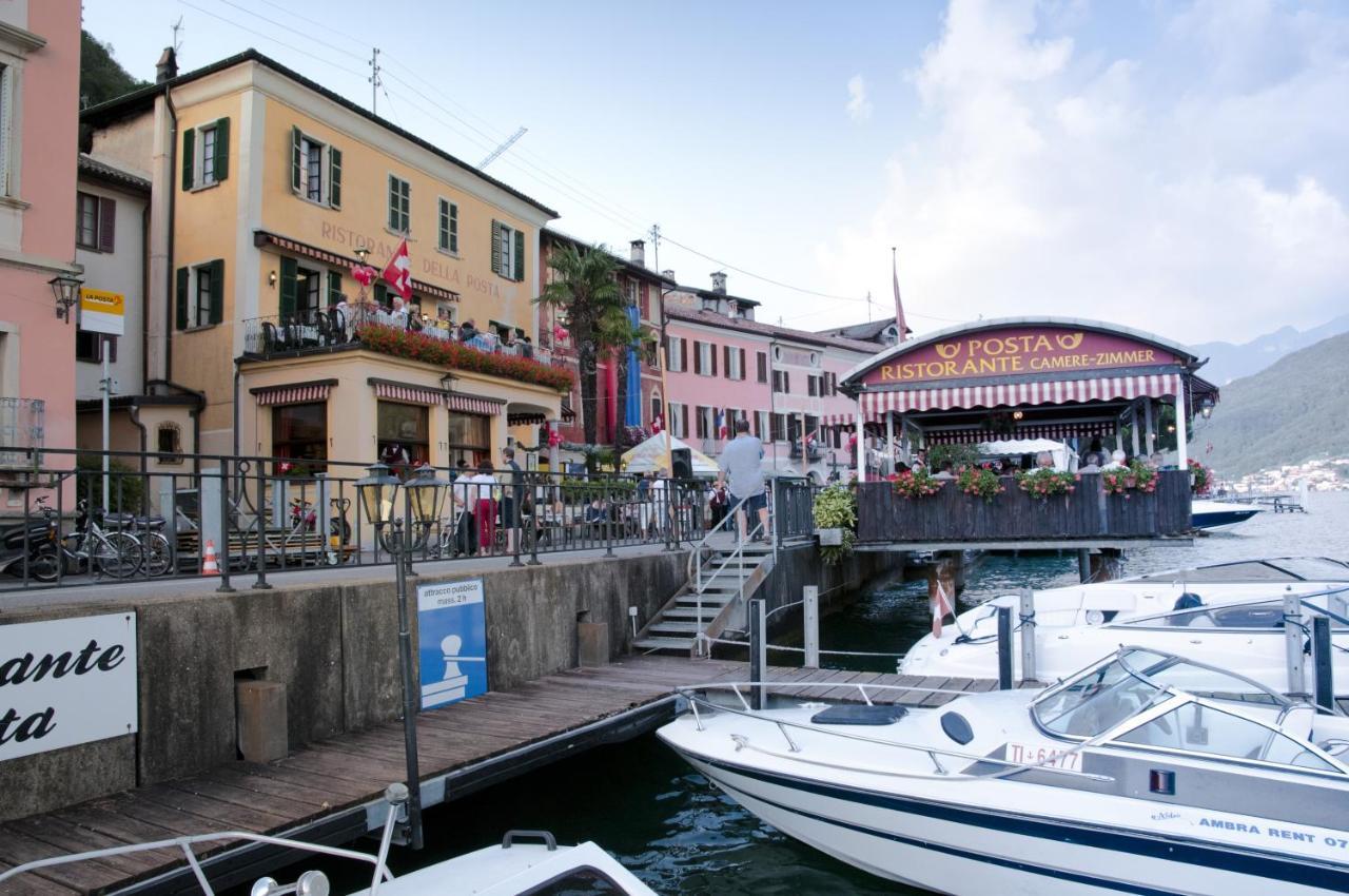 Albergo Ristorante Della Posta Morcote Exterior foto